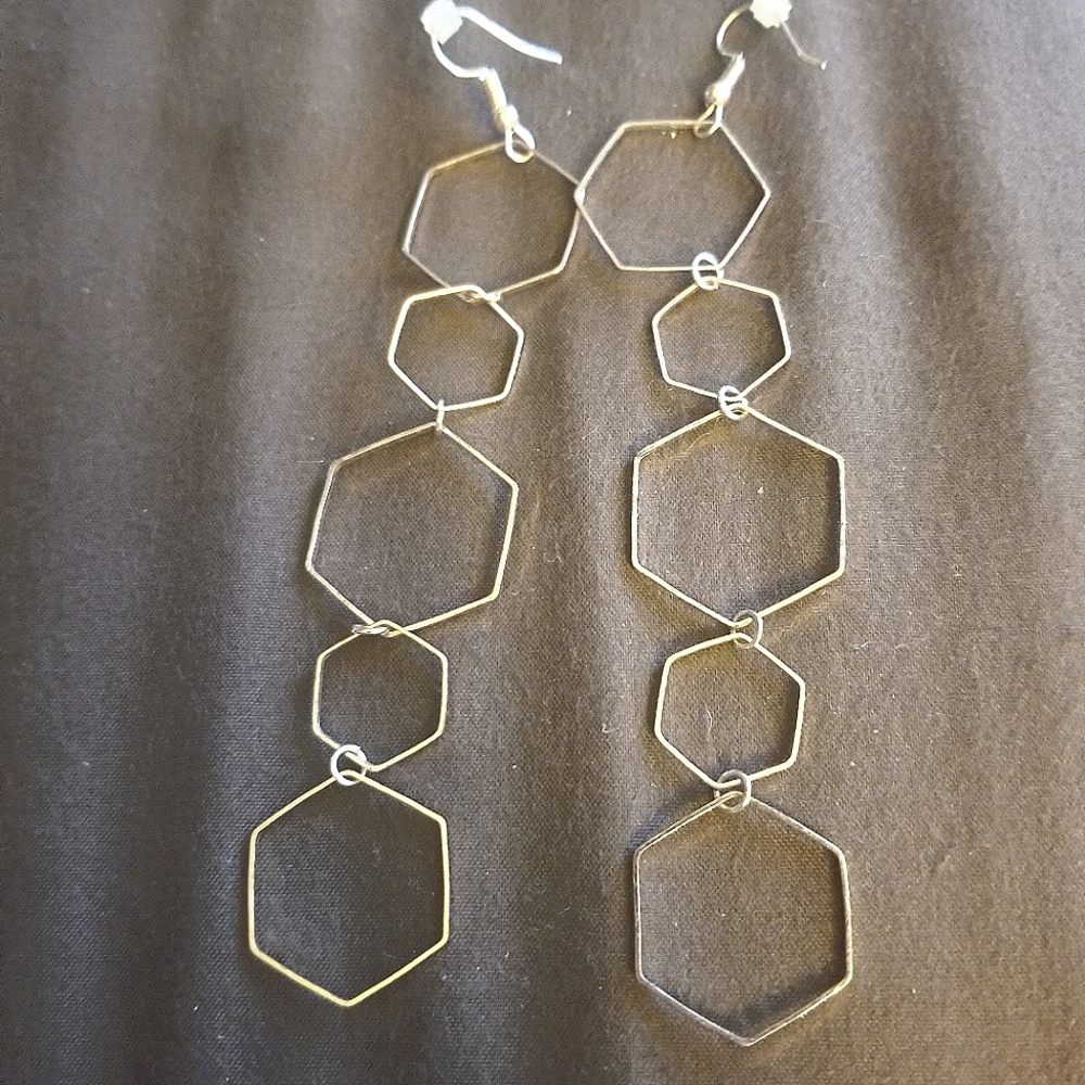 Rose gold earrings